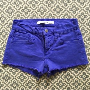 Joe’s Jeans purple shorts